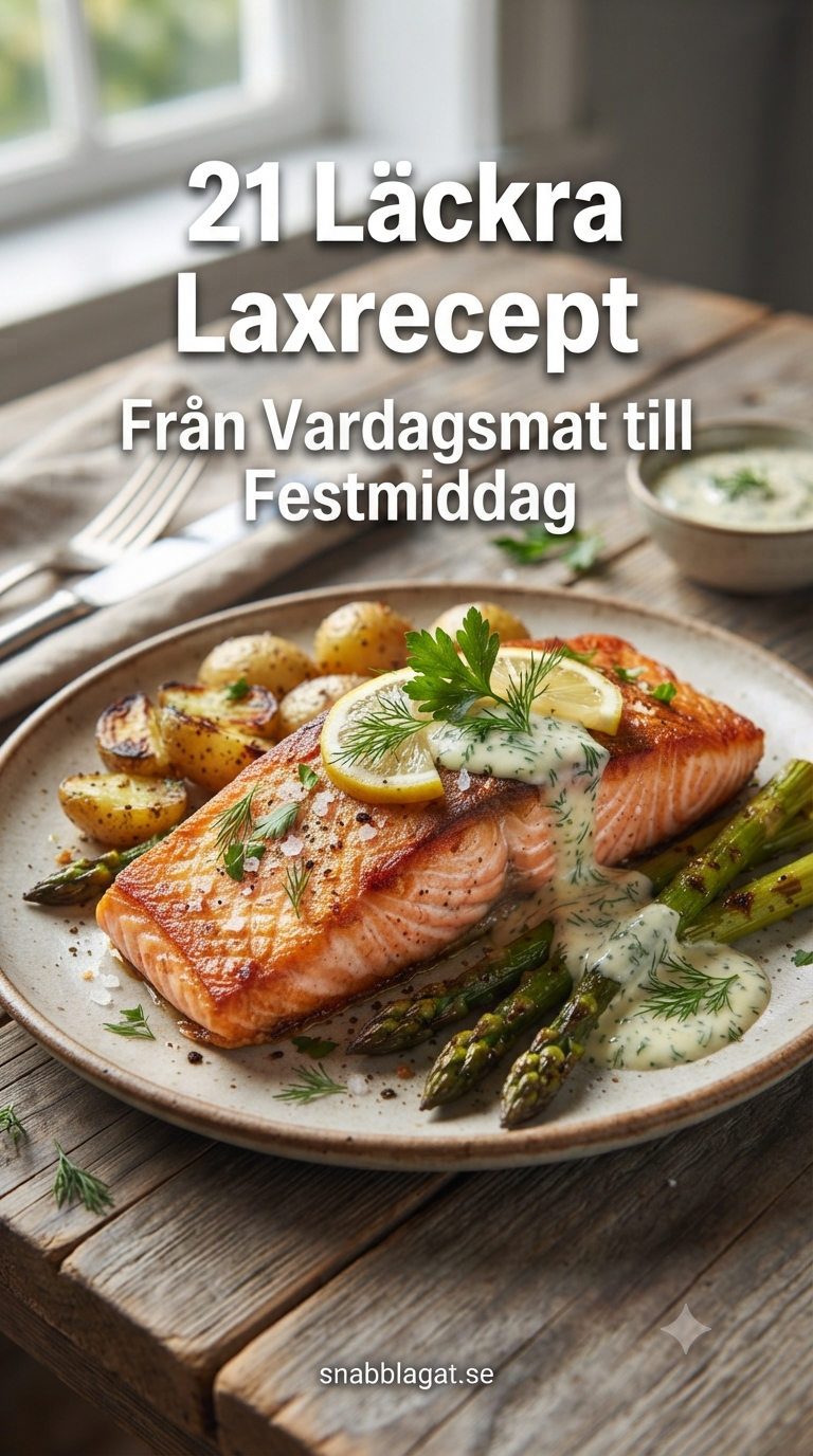 21 Läckra Laxrecept - Från Vardagsmat till Festmiddag