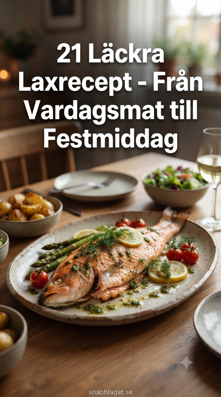 21 Läckra Laxrecept - Från Vardagsmat till Festmiddag
