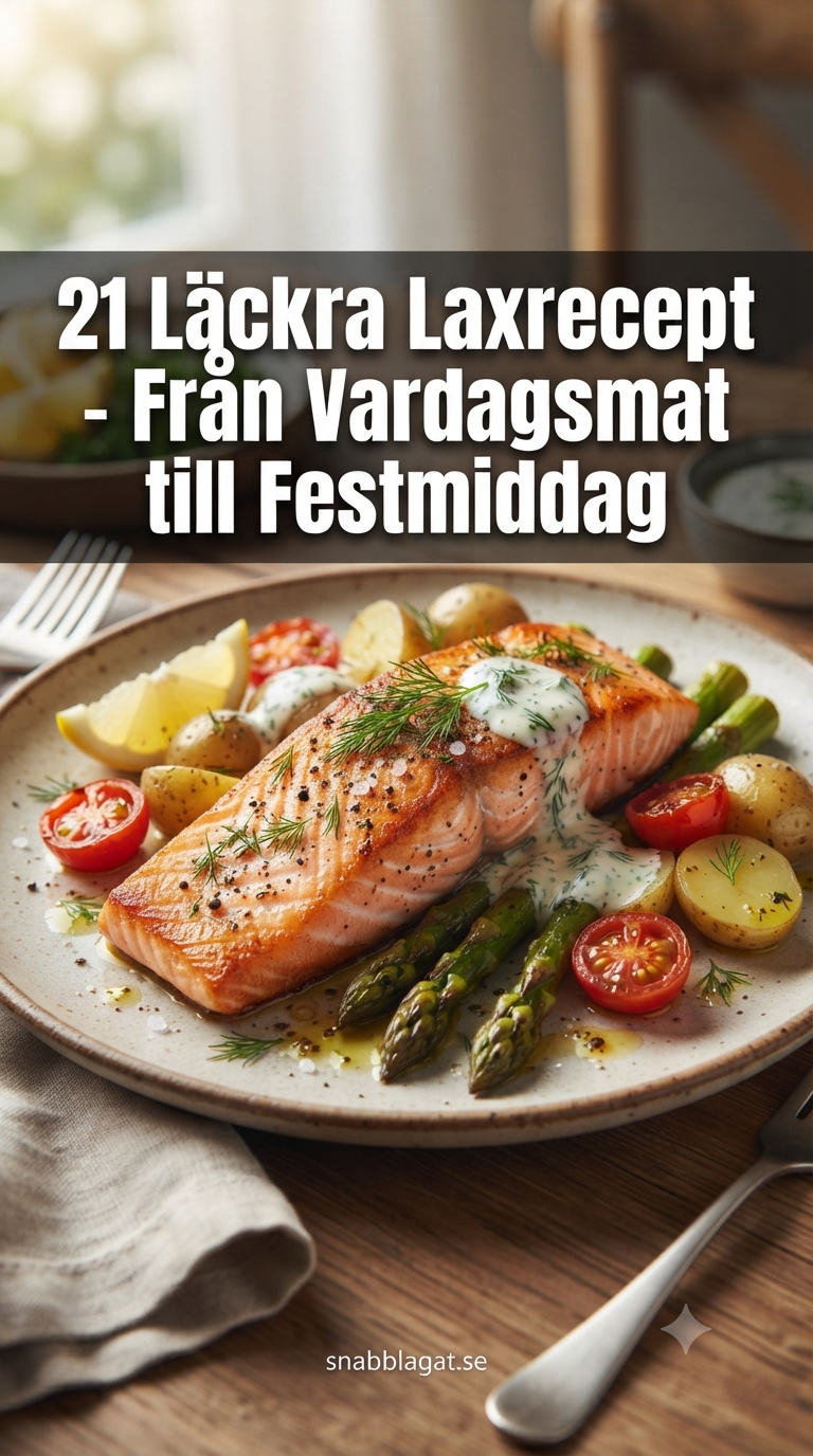 21 Läckra Laxrecept - Från Vardagsmat till Festmiddag