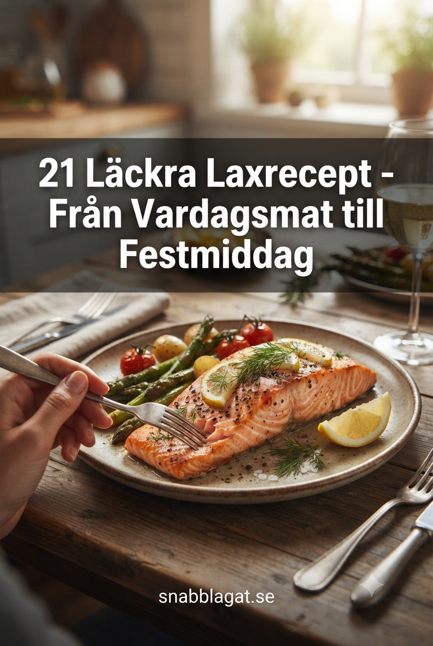 21 Läckra Laxrecept - Från Vardagsmat till Festmiddag