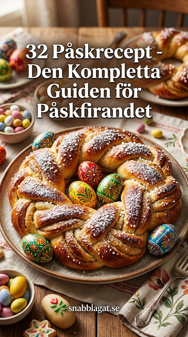 32 Påskrecept - Den Kompletta Guiden för Påskfirandet