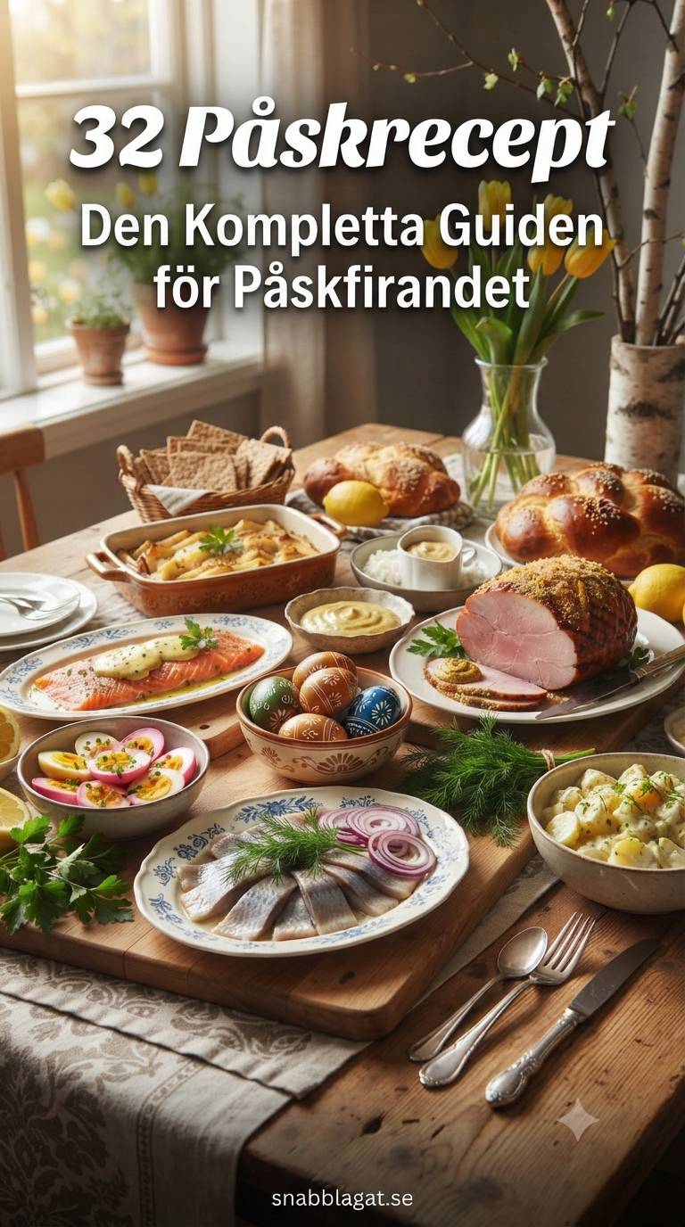 32 Påskrecept - Den Kompletta Guiden för Påskfirandet