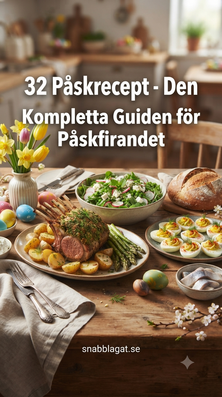 32 Påskrecept - Den Kompletta Guiden för Påskfirandet