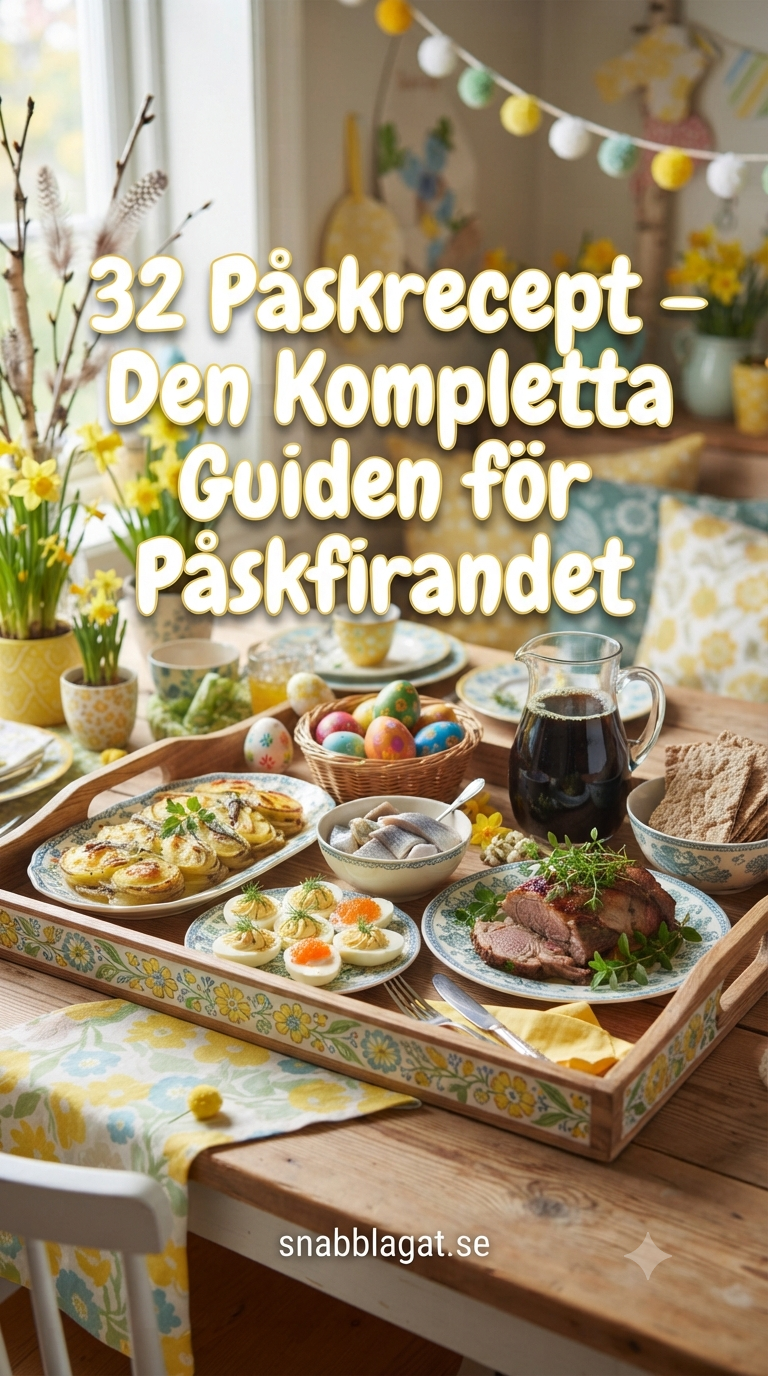 32 Påskrecept - Den Kompletta Guiden för Påskfirandet