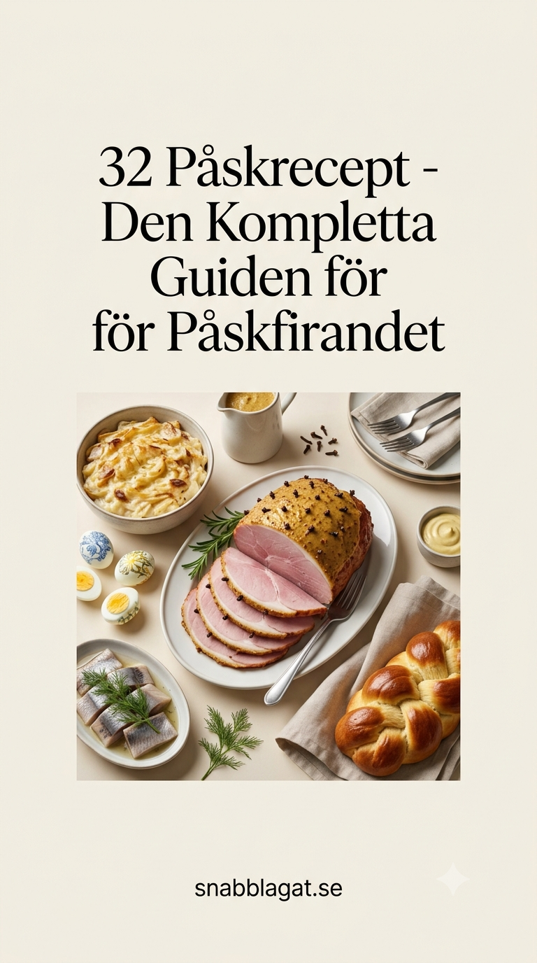 32 Påskrecept - Den Kompletta Guiden för Påskfirandet