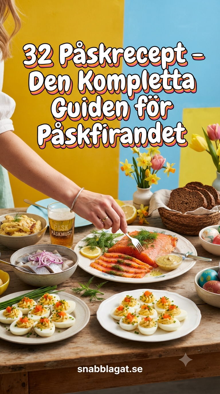 32 Påskrecept - Den Kompletta Guiden för Påskfirandet