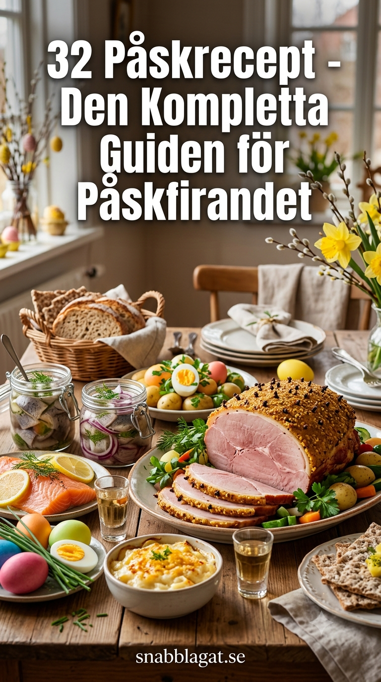32 Påskrecept - Den Kompletta Guiden för Påskfirandet