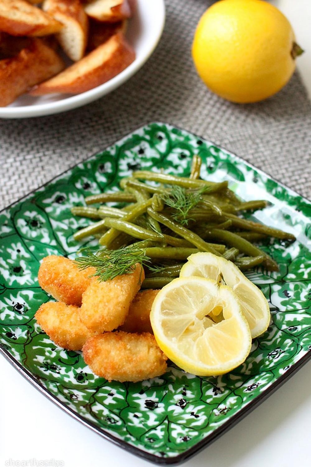 Grön Porslin och Citrus