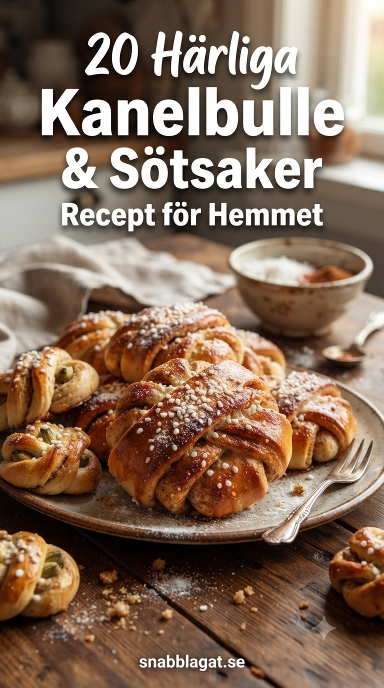 20 Härliga Kanelbulle & Sötsaker Recept för Hemmet
