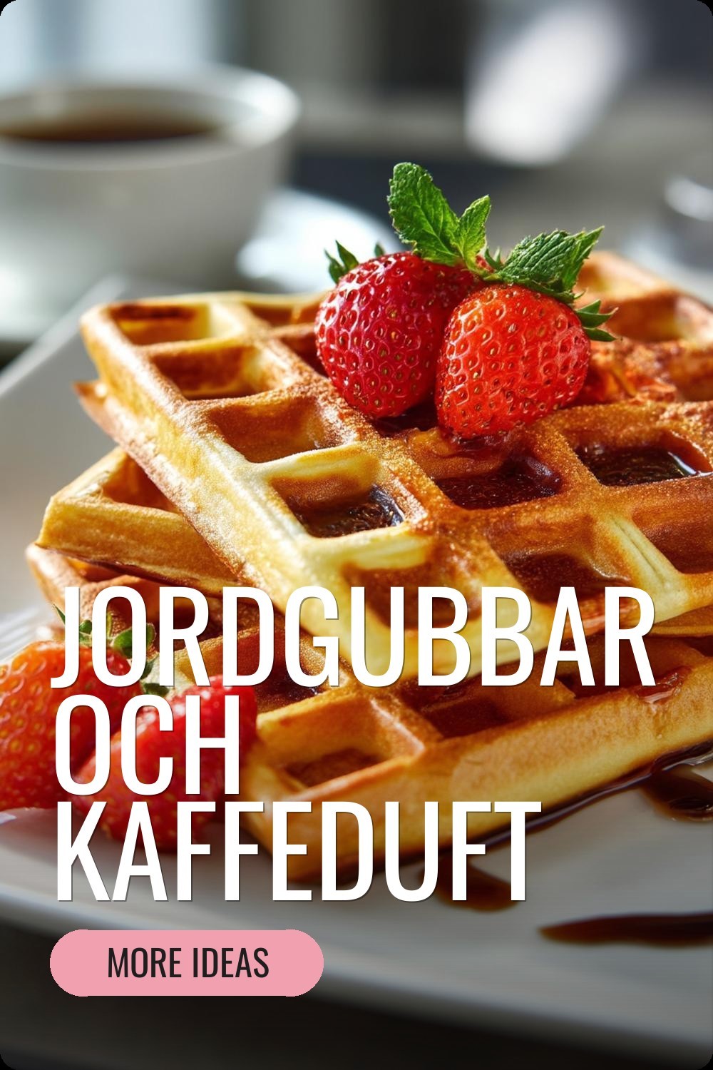 Jordgubbar och kaffeduft
