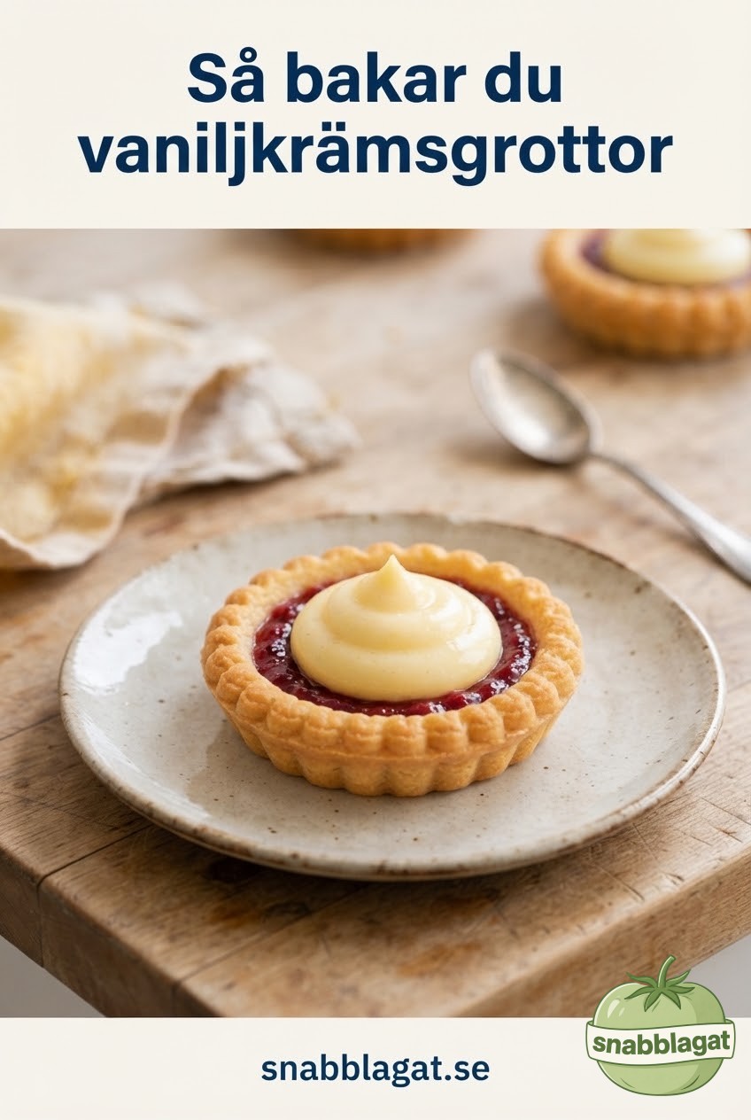 Så bakar du vaniljkrämsgrottor
