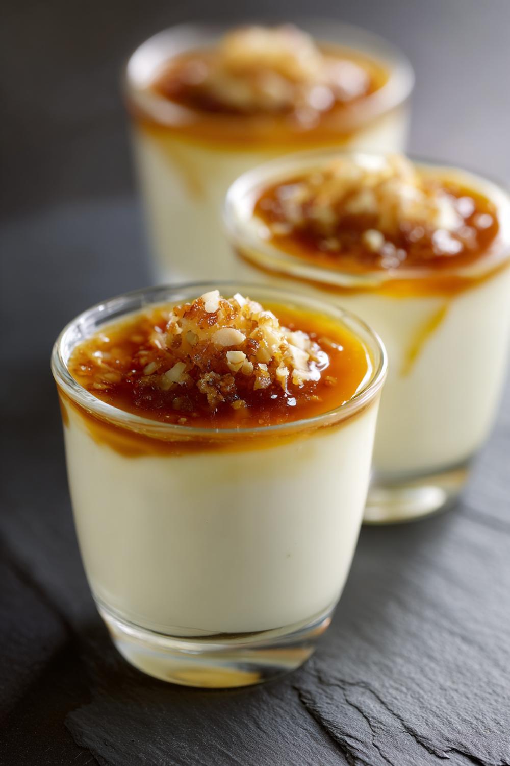 7. Pannacotta recept 2026 med salt karamell och rostad mandel