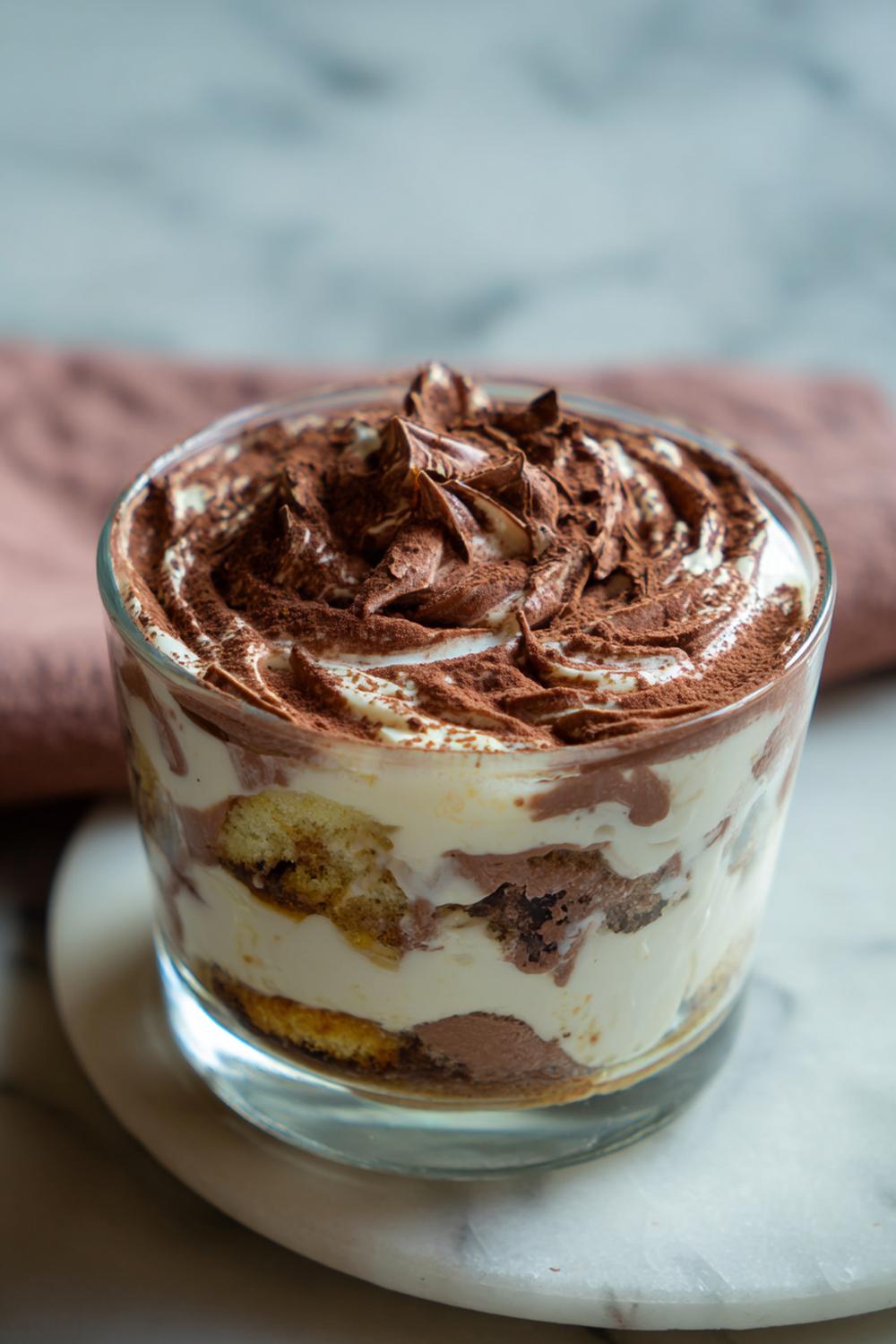 11. Nutella- och hasselnötstiramisu med chokladvirvlar