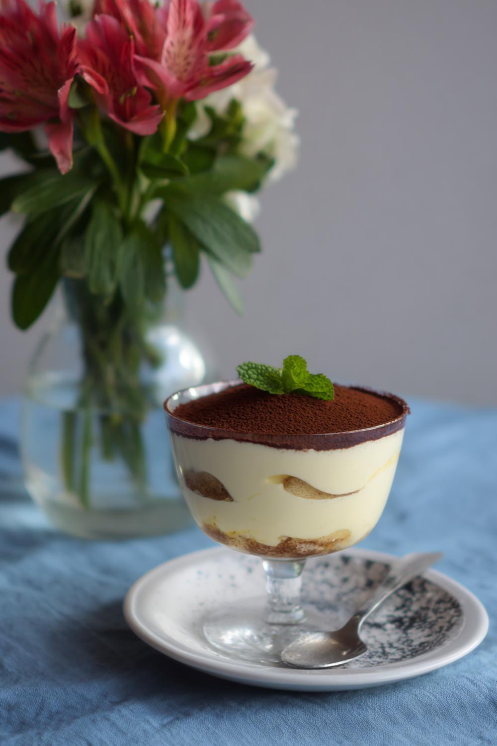 19. Apelsin- och choklad-tiramisu med kandiserat skal