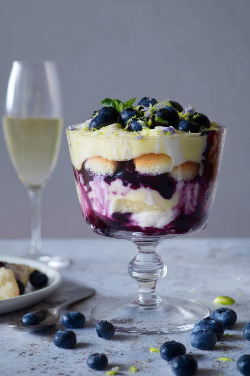 6. Blåbärs- och kardemumma-tiramisu med nordisk känsla